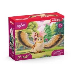 Schleich 70789 Fee tijdens de vlucht op Glam-Owl