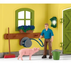 Schleich 42605 grote boerderij met dieren En Accesoires