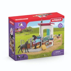 Schleich 42611 Horse Box with mare and foal