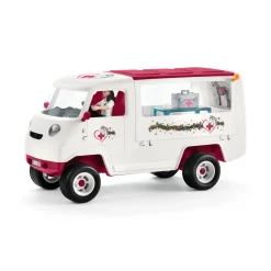 Schleich 42439 Mobiele Dierenarts met Hannoveraans veulen