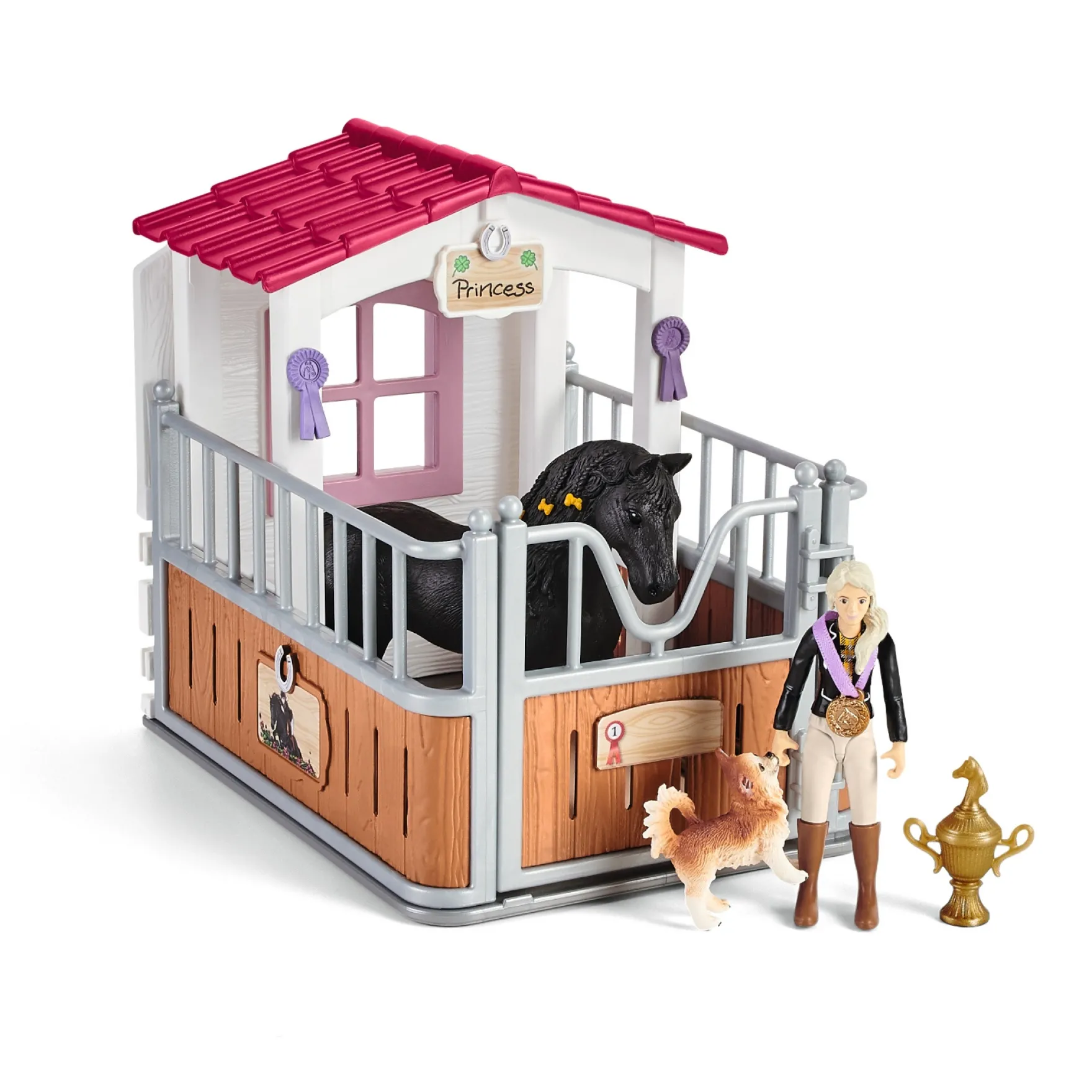 Schleich 42437 Paardenbox Met Paard Princess & Tori