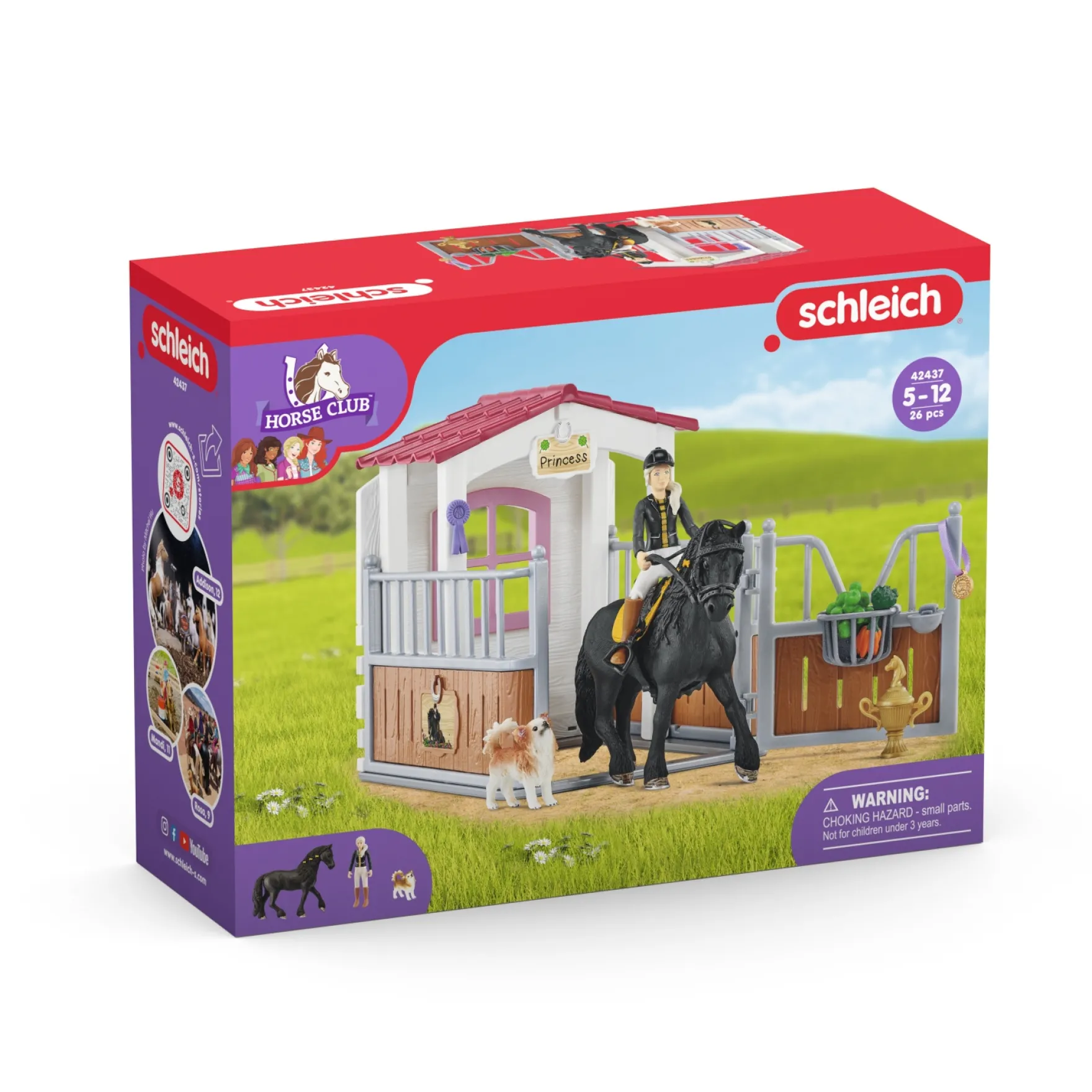 Schleich 42437 Paardenbox Met Paard Princess & Tori