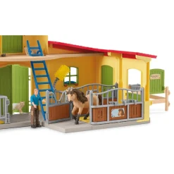 Schleich 42609 ponybox met Ijslandse ponyhengst