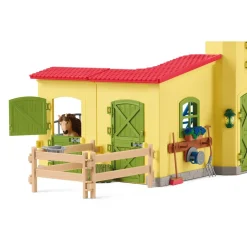 Schleich 42609 ponybox met Ijslandse ponyhengst