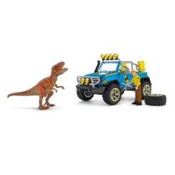 Schleich 41464 Terreinwagen Met Dino-Buitenpost