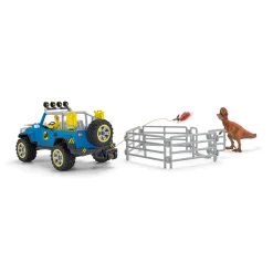 Schleich 41464 Terreinwagen Met Dino-Buitenpost