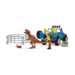Schleich 41464 Terreinwagen Met Dino-Buitenpost