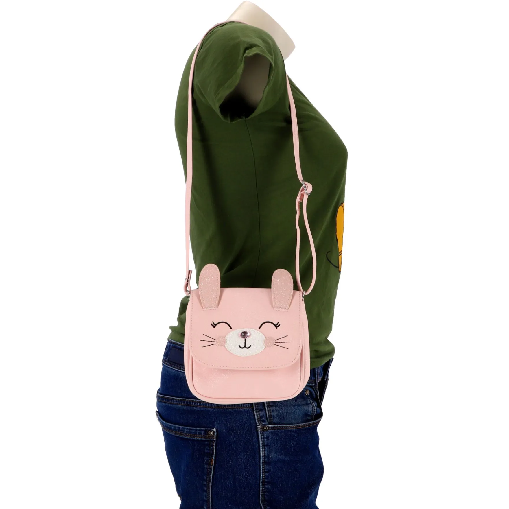 Schoudertasje Roze Kat