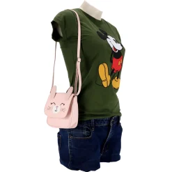 Schoudertasje Roze Kat