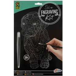 Scratch art A4 4 assorti