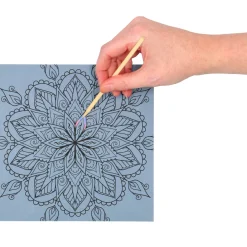 Scratch art met kleuren 7 delig 2 assorti