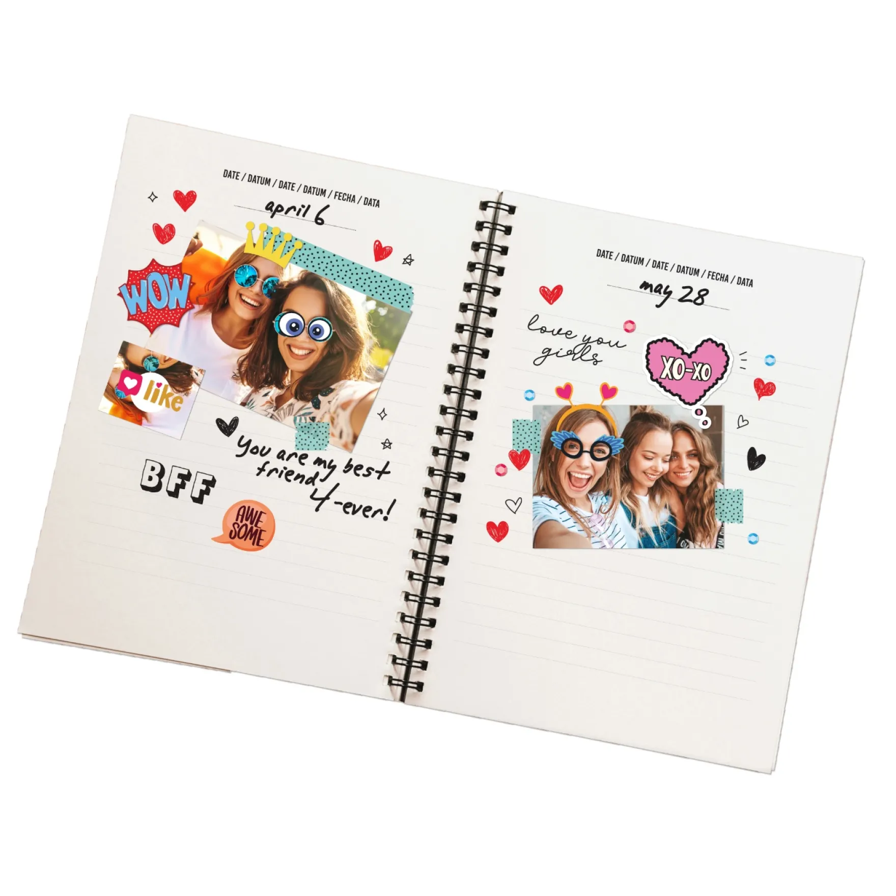 Selfie dagboek maken