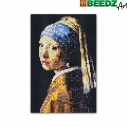 SES BEEDZ ART: Strijkkralen Meisje Met De Parel