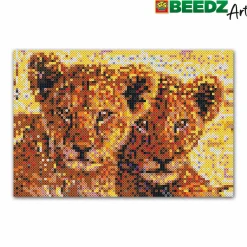 SES BEEDZ ART: Strijkkralen Leeuwenwelpen