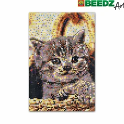 SES BEEDZ ART: Strijkkralen Poes