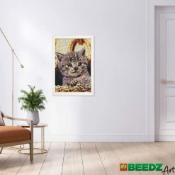SES BEEDZ ART: Strijkkralen Poes