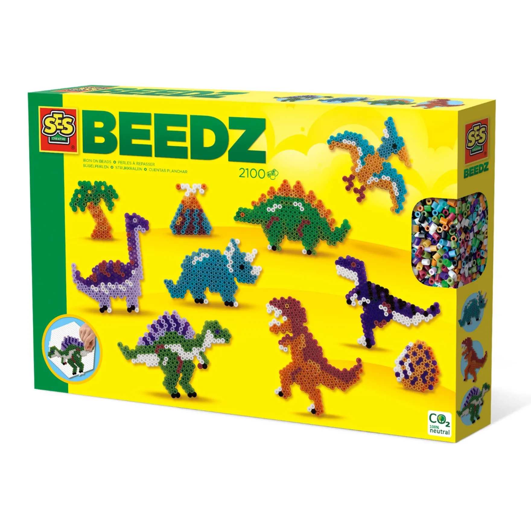 SES Beedz Dino Wereld 2100 Stuks