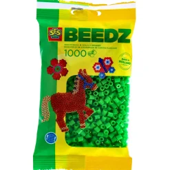 SES BEEDZ: Strijkkralen Groen 1000 Stuks