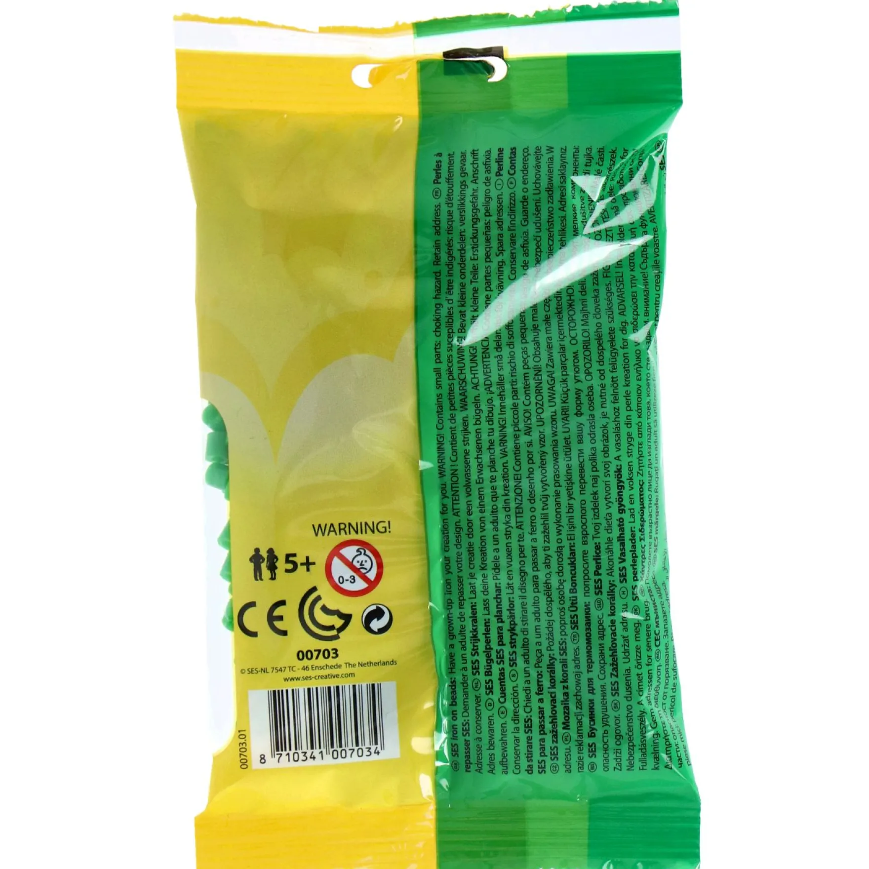 SES BEEDZ: Strijkkralen Groen 1000 Stuks