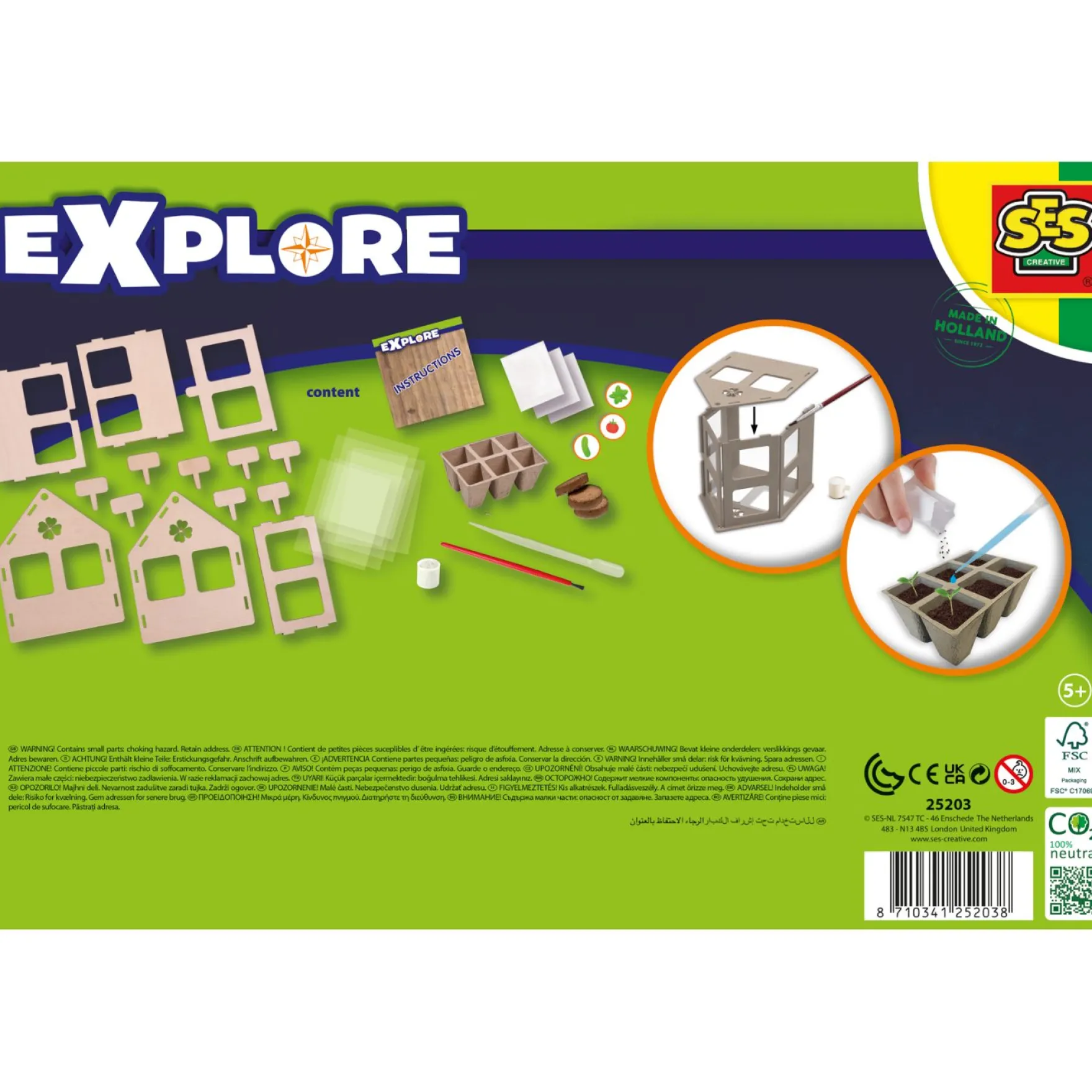 SES Broeikas Met Groenten