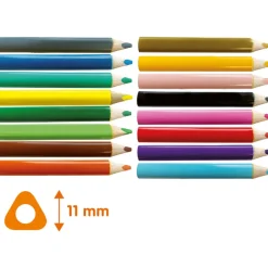 SES Ik Leer Driehoek Grip Potloden