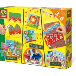 SES ik leer knippen, mozaieken en prikken