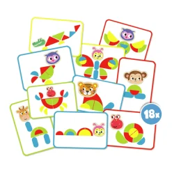 Ses montessori dierenvormen leggen