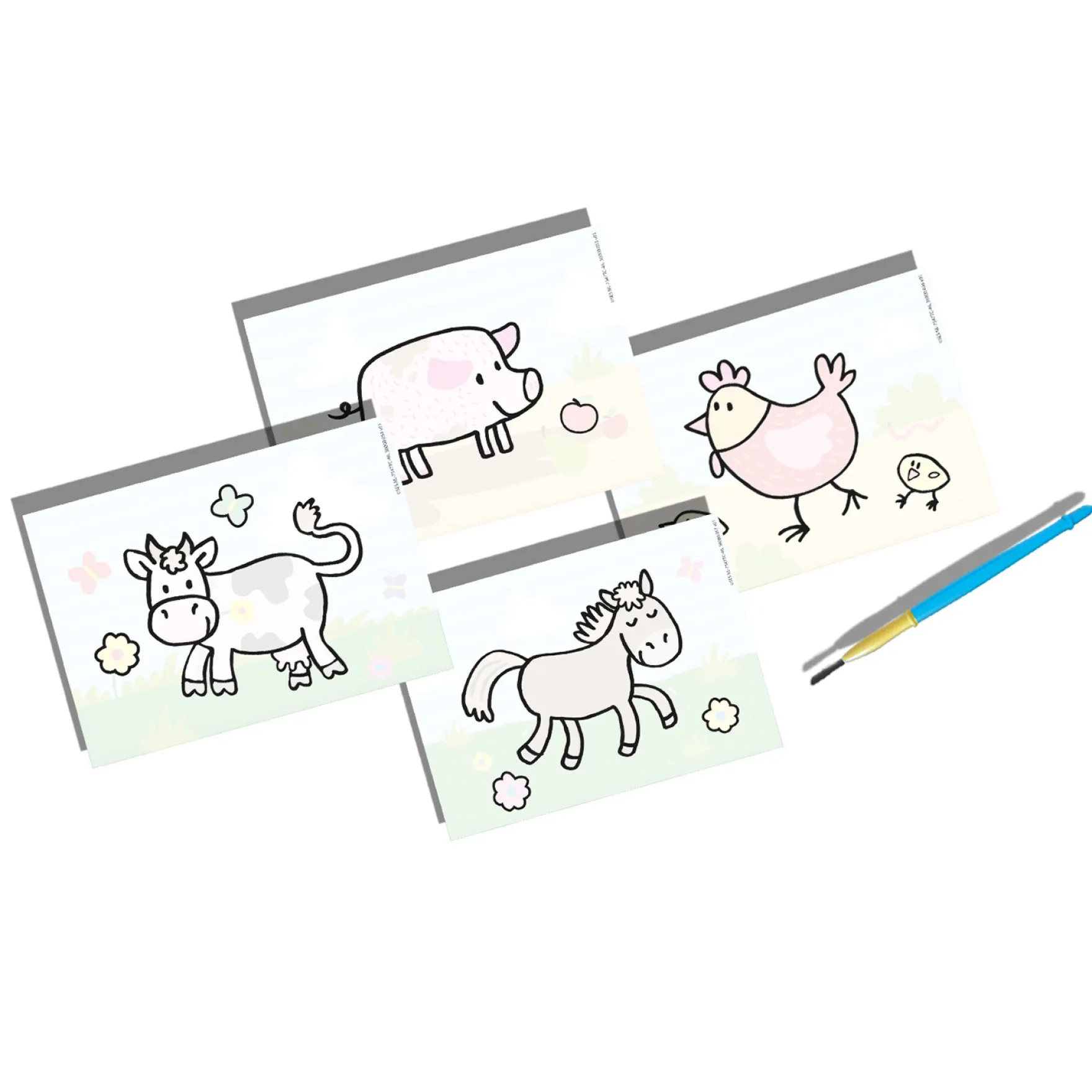 SES My First Kleuren Met Water Boerderij