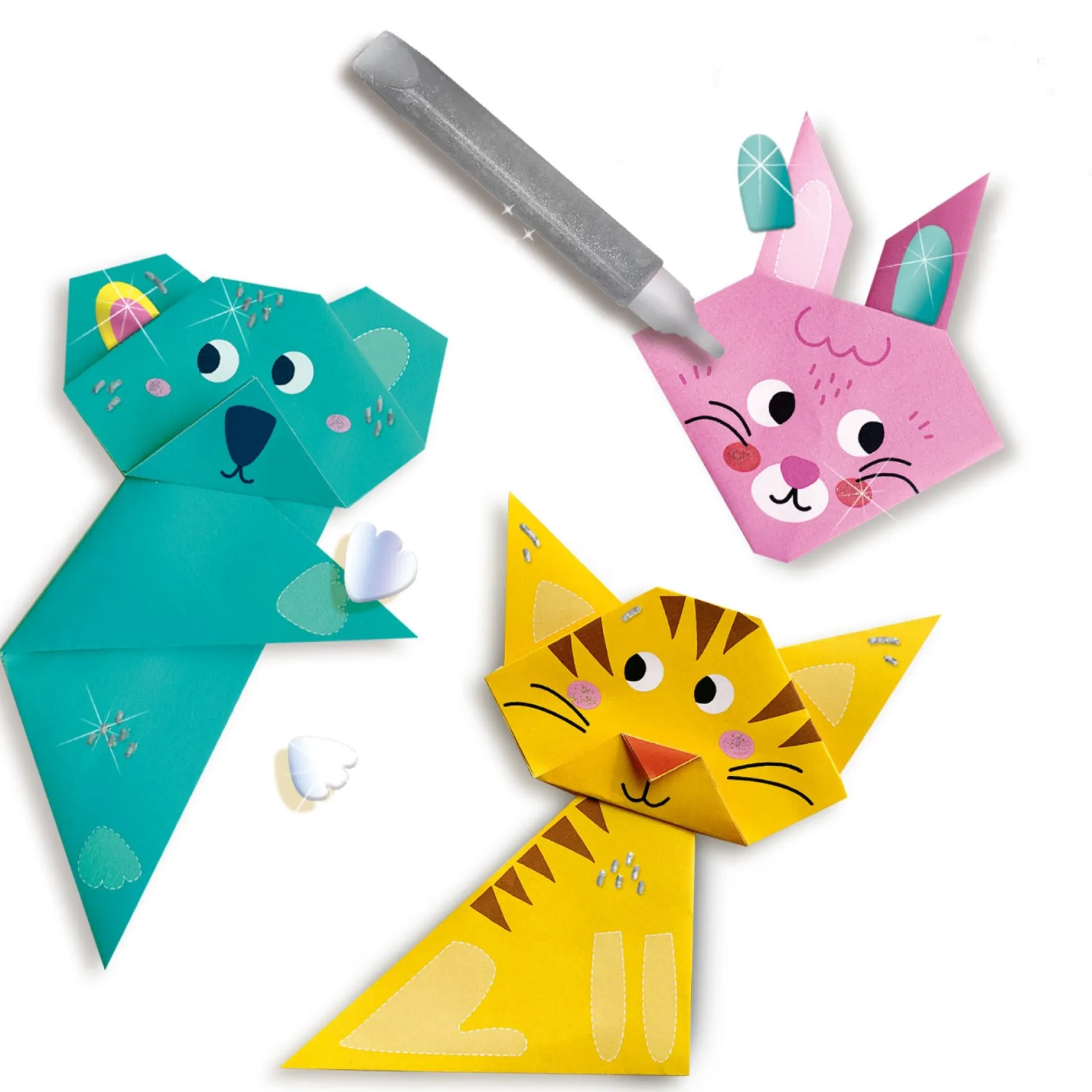 SES Origami Glitter En Veren