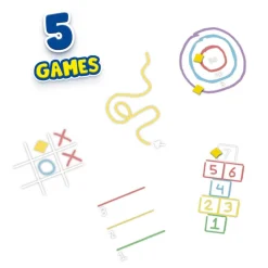 SES stoepkrijt spellen 5 in 1