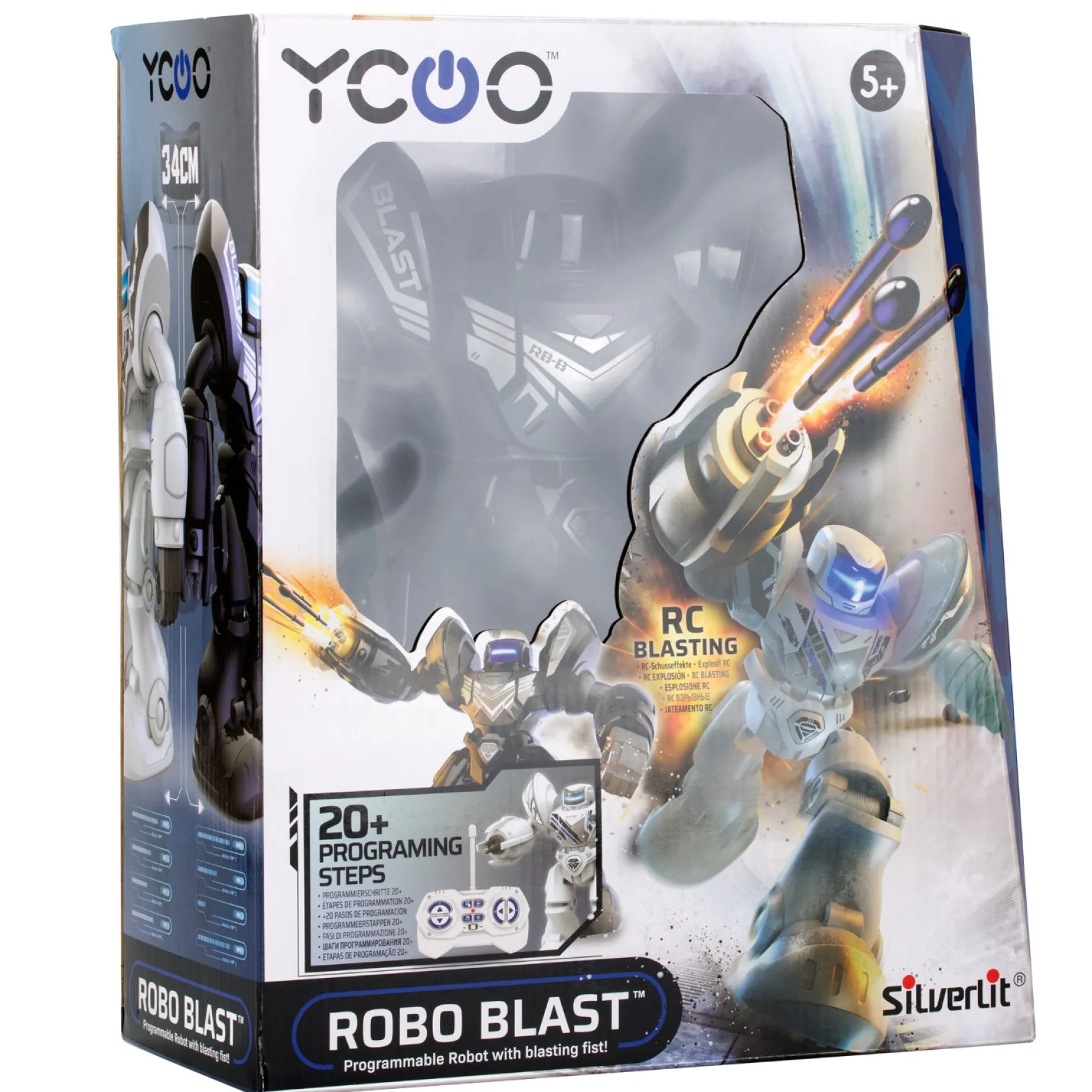 Silverlit Ycoo robo blast zwart