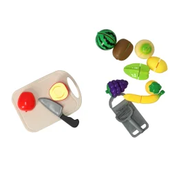 Snij fruit met snijbord