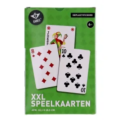 Speelkaarten xxl 18,5 x 12 cm