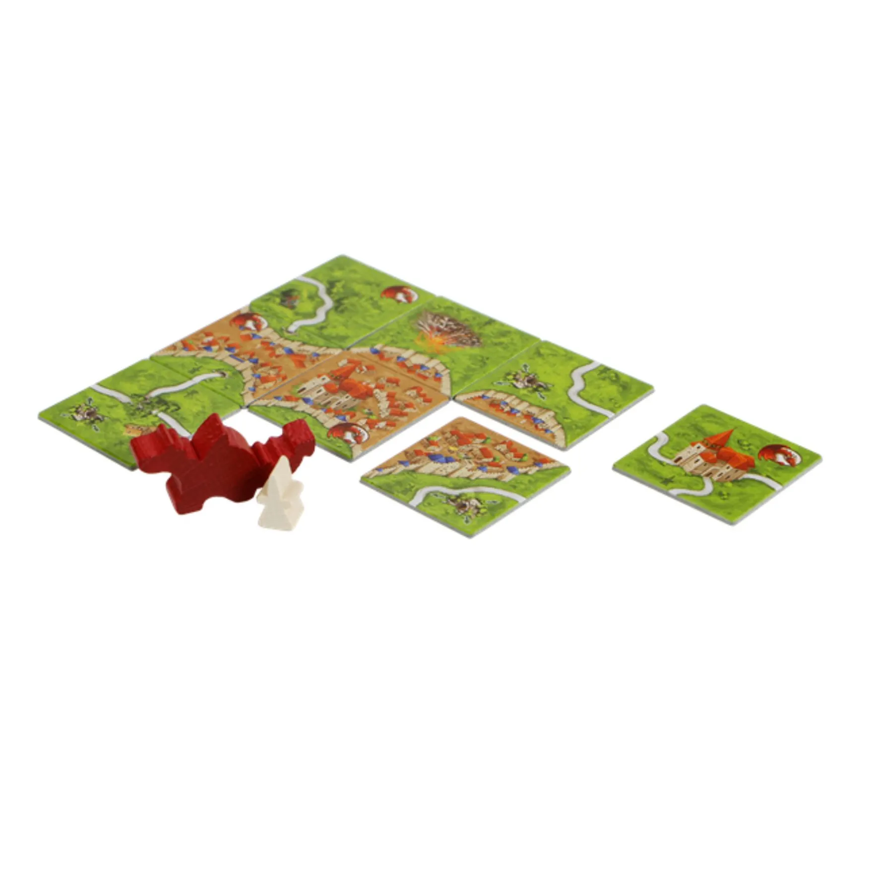 Spel Carcassonne Uitbreiding Draak Fee en de Jonkvrouw