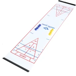 Spel curling, sjoelen en bowlen set 3 in 1