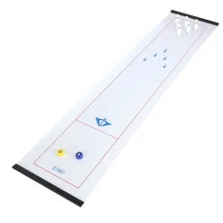 Spel curling, sjoelen en bowlen set 3 in 1