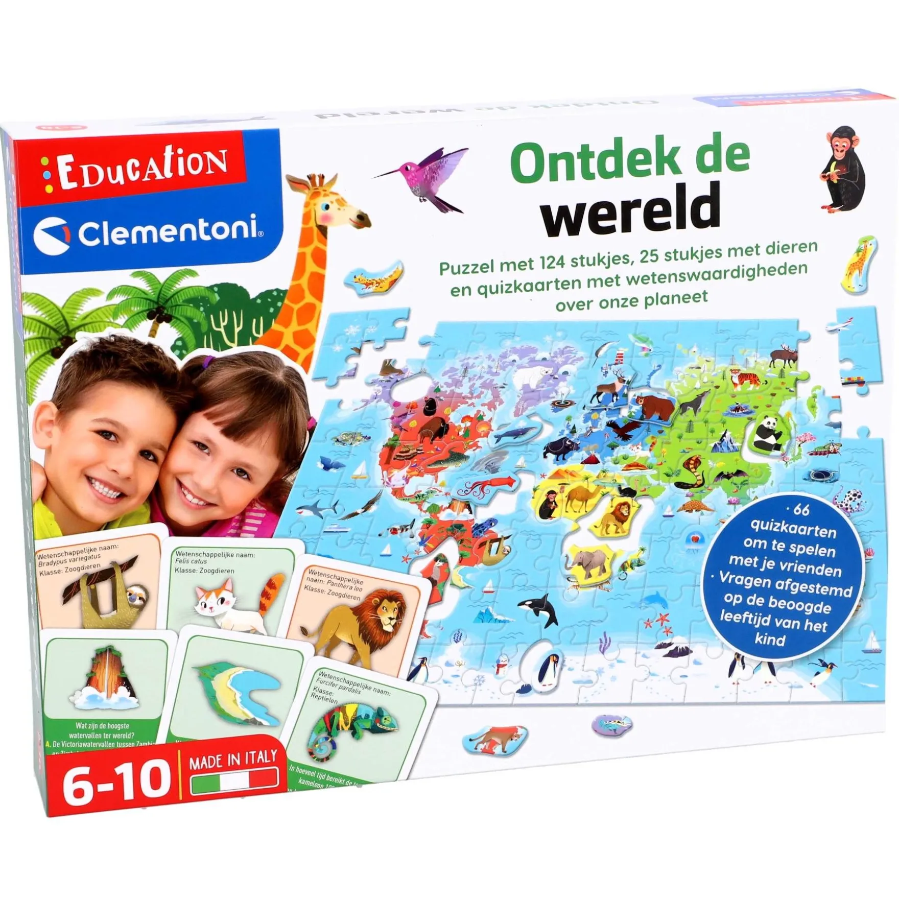 Spel Puzzel Ontdek De Wereld