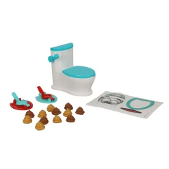 Spel Toss & flush poepschiet spel