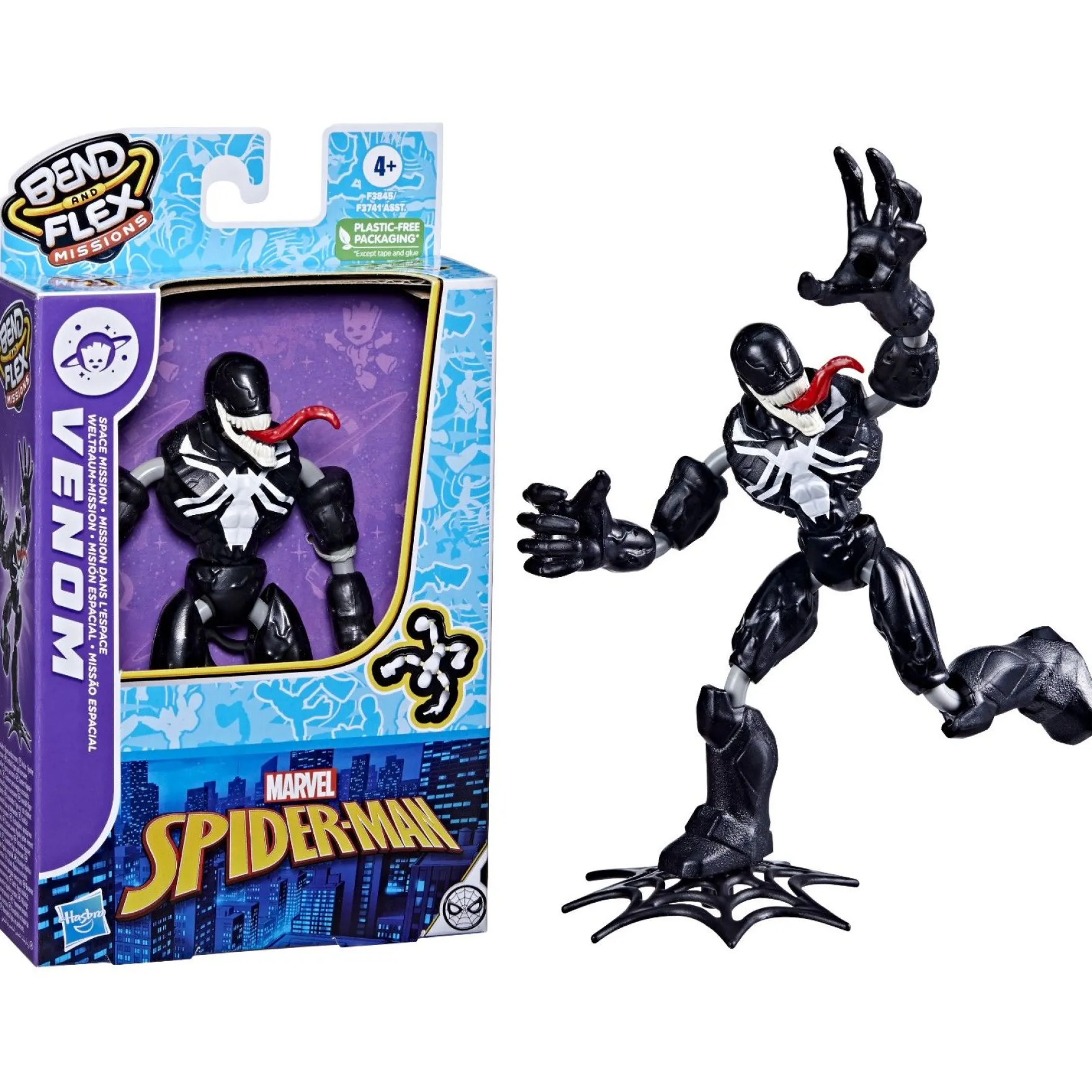 Spiderman Bend N Flex Space Mission Figuren Assorti