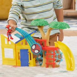 Spidey And Friends playground scene playset