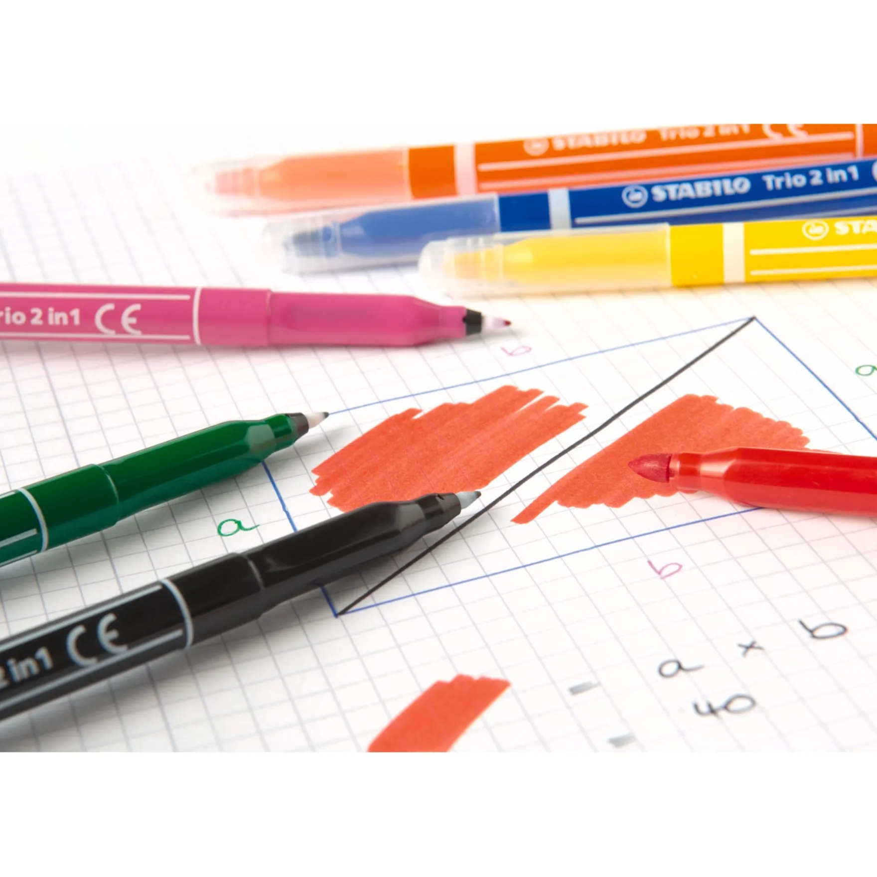 Stabilo trio viltstiften 10 stuks