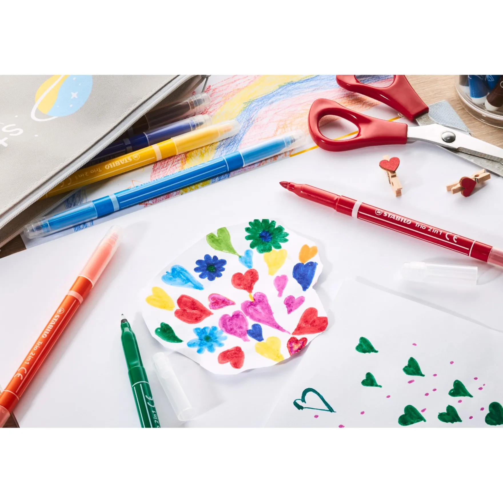 Stabilo trio viltstiften 10 stuks