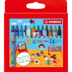 Stabilo Yippy-wax krijtjes 24st