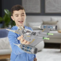 Star Wars 10cm Epic Hero Series N1 Starfighter With Mando & Grogu