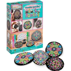 Stenen schilderen mandala 11 delig