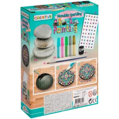 Stenen schilderen mandala 11 delig