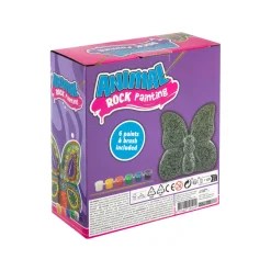 Stenen vlinder schilderen 8 delig 12 cm