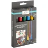 Stiften acrylic markers 5 stuks 13x19x2,5cm