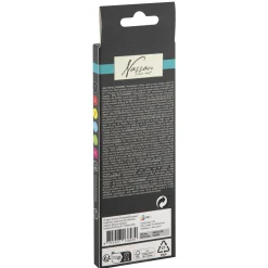 Stiften textiel markers 2-zijdig 6 stuks