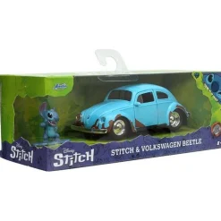 Stitch Met Volkswagen Beetle Die Cast 1:32